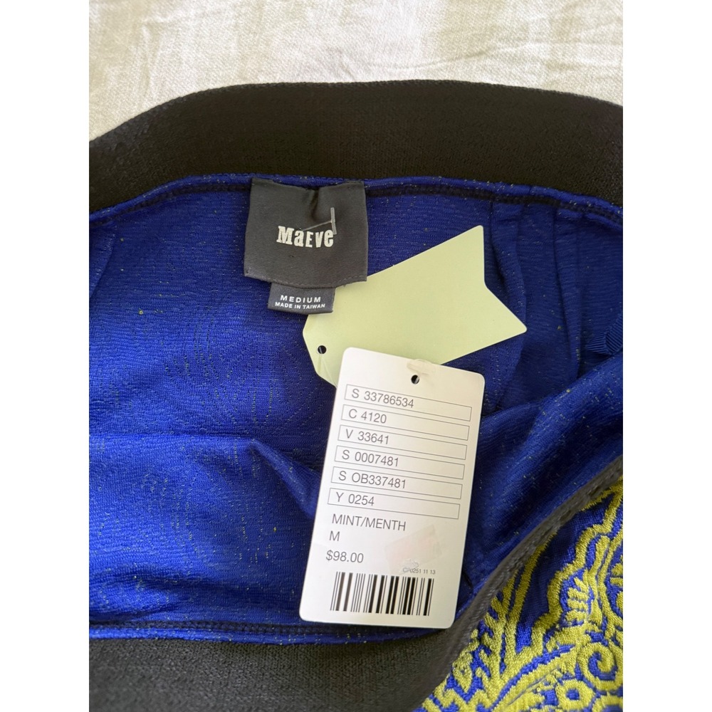 Anthropologie Maeve Tapestry Medallion Pencil Skirt Medium Boho - Picture 4 of 6